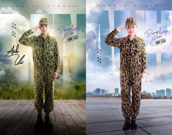 Hoàng Anh Vũ nhập ngũ cùng Dương Hoàng Yến, Hậu Hoàng, Mũi trưởng Long - 7