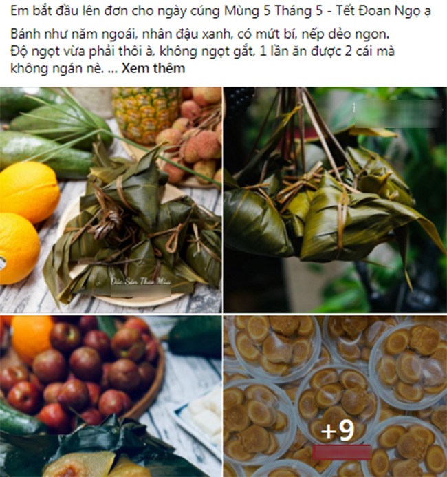 Mẹt cúng Tết Đoan Ngọ amp;#34;sốt xình xịchamp;#34; giá chỉ từ 88.000 đồng, người bán chốt đơn không xuể - 2