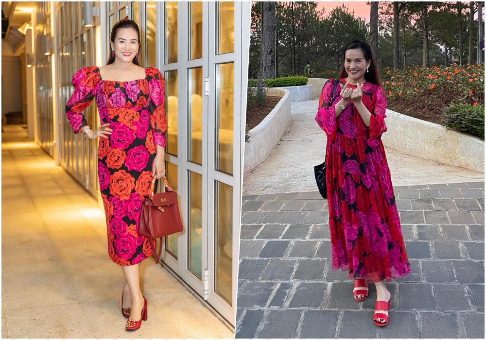 amp;#34;Đụng hàngamp;#34; chiếc váy bầu của Bảo Thanh, bà xã Bình Minh khẳng định style trẻ trung - 7