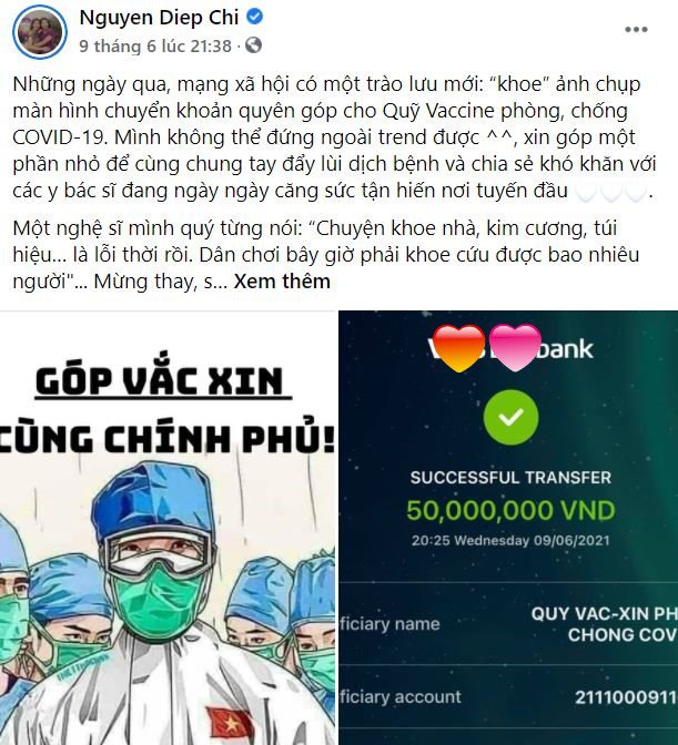 MC Diệp Chi VTV ủng hộ Quỹ vắc-xin 50 triệu, kín tiếng đời tư nhưng có con gái giỏi xinh - 1