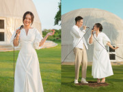 Nhạc - Nguyên Hà diện váy trắng tinh khôi, hát live "Cuối tuần" tình tứ với Minh Min