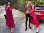 Thời trang - "Đụng hàng" chiếc váy bầu của Bảo Thanh, bà xã Bình Minh khẳng định style trẻ trung