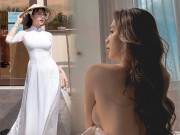 Thời trang - Chân dài nóng cùng Euro làm tà áo dài căng phồng hết mức vì vòng một khủng