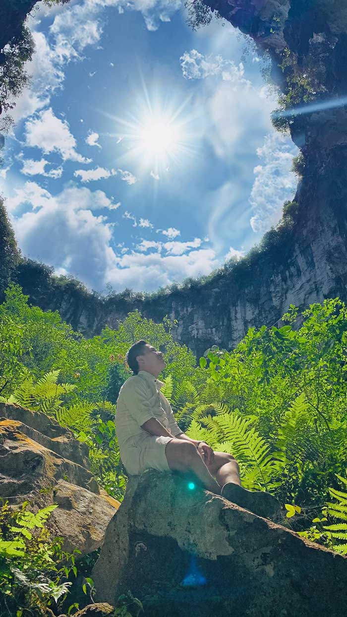 Phát hiện hố sụt “tử thần” ở Hà Giang, đẹp như phim viễn tưởng nhưng cực khó đi - 4