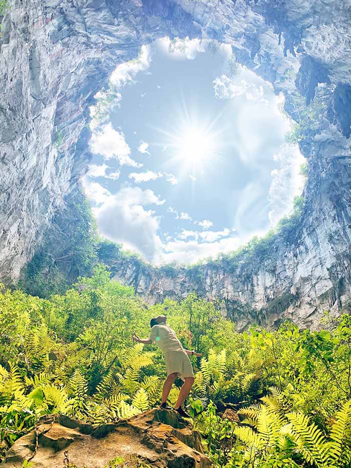 Phát hiện hố sụt “tử thần” ở Hà Giang, đẹp như phim viễn tưởng nhưng cực khó đi - 3