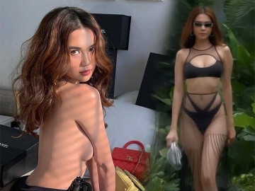 Ngọc Trinh gây tranh cãi khi tập hợp ekip quay clip diện nội y khoe body mùa dịch?