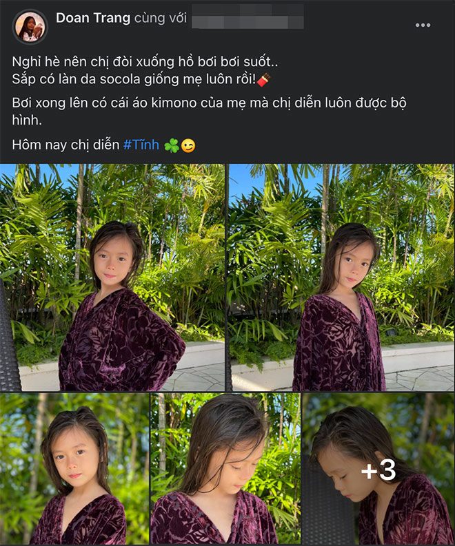 Con gái Đoan Trang học theo mẹ ưu điểm amp;#34;đắt giáamp;#34;: hứa hẹn nhan sắc bùng nổ trong nay mai - 5
