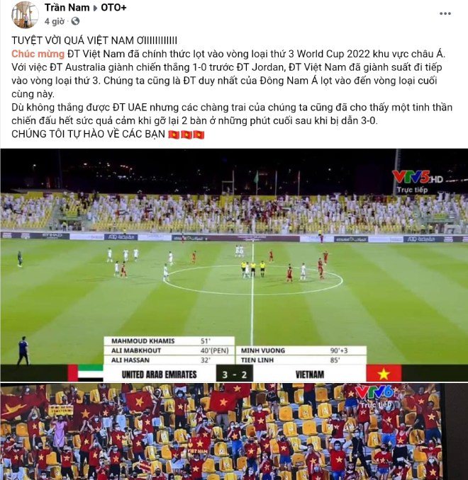Việt Nam thua 2-3 trước UAE, hàng triệu người hâm mộ vẫn tự hào: amp;#34;Quá hoành trángamp;#34; - 4