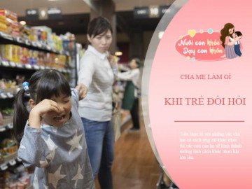 Khi trẻ nói: Mẹ ơi, con muốn mua ..., câu trả lời của mẹ sẽ định hình tính cách con