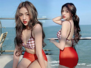 Thời trang - Chuyển qua làm người mẫu, hot girl trứng rán thích khoe body với loạt trang phục kiệm vải