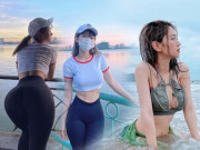 Thời trang - Khoe vòng 3 với chiếc quần bó sát, hot girl Lê Bống vô tình để lộ chi tiết tế nhị