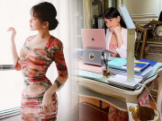Thời trang - Nghỉ dạy ở nhà, cô giáo Lê Âu Ngân Anh sắm váy gần trăm triệu tôn đường cong