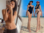 Làm đẹp - Táo bạo như bạn thân Kỳ Duyên: Bán nude chứng minh cân nặng bất biến