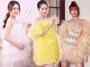 Thời trang - Đầm lùng bùng giấu dáng, vợ Dương Khắc Linh vẫn xinh đẹp nhưng trông như thời còn bầu bí