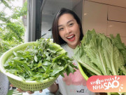 Nhà đẹp - Nhà Celeb: Diệp Bảo Ngọc trồng rau trên sân thượng như nhà ở quê, thu hoạch cả rổ