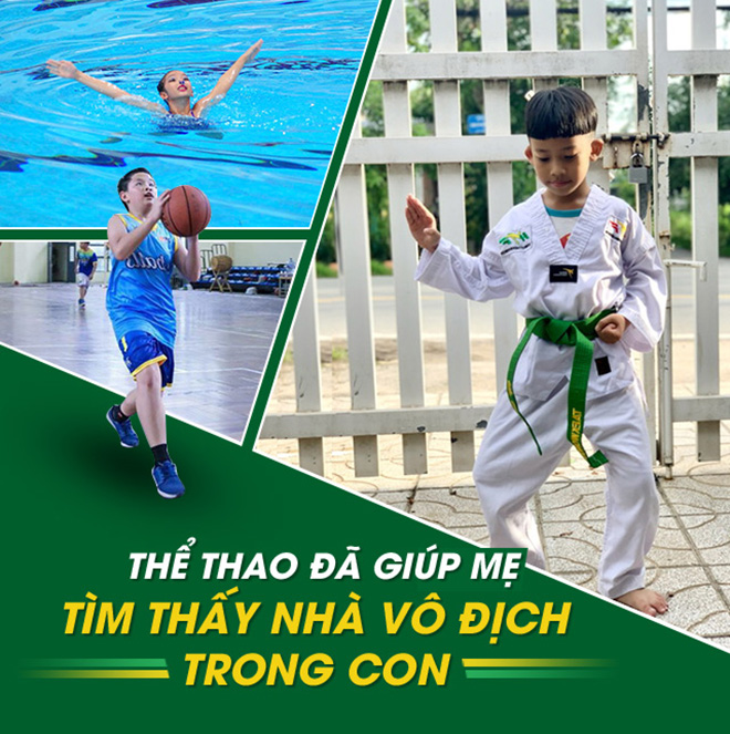 Thể thao tìm thấy con tự tin, bền bỉ, quyết tâm hơn bố mẹ nghĩ - 1