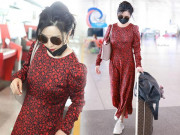 Thời trang - Phạm Băng Băng ra sân bay, đầu bù tóc rối chưa bất ngờ bằng chiếc váy ngỡ mượn của mẹ