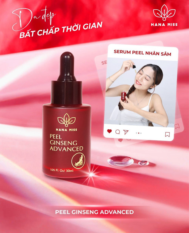 Serum Peel Nhân Sâm Hana Miss - khi mụn không còn là nỗi lo - 2