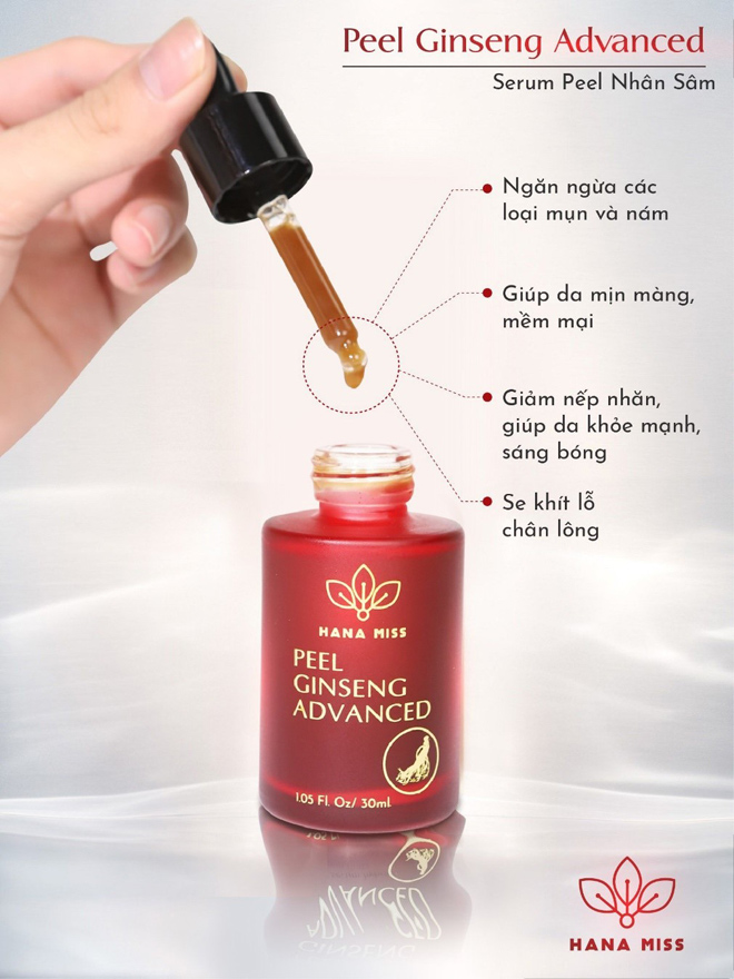 Serum Peel Nhân Sâm Hana Miss - khi mụn không còn là nỗi lo - 4