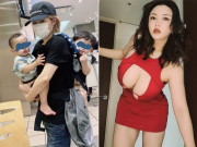 Bà bầu - Hai cô đào phim 18+ sau sinh: Người xuề xòa chăm con, người vẫn chụp ảnh sexy đều đặn