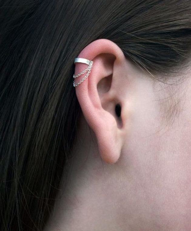 Xu hướng ear cuff độc lạ, chẳng cần bấm lỗ tai cũng đeo khuyên chất lừ - 4