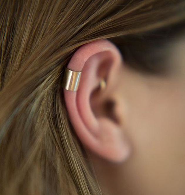 Xu hướng ear cuff độc lạ, chẳng cần bấm lỗ tai cũng đeo khuyên chất lừ - 3