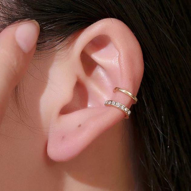 Xu hướng ear cuff độc lạ, chẳng cần bấm lỗ tai cũng đeo khuyên chất lừ - 6