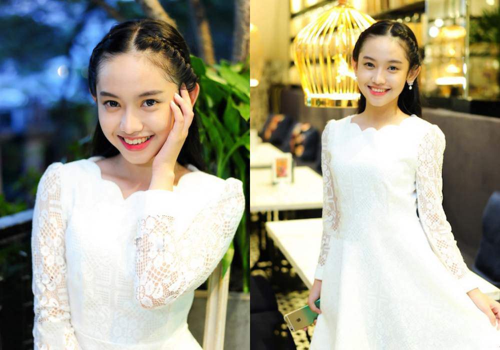 Hình ảnh kín đáo của Thuý Vi khi đến casting làm người mẫu tại công ty của Vũ Khắc Tiệp.