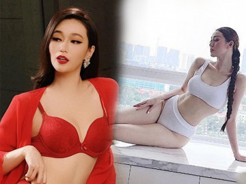 Tình địch của Ngọc Trinh khởi động cuộc chiến bikini bằng bức ảnh khoe mông 100cm tại nhà