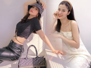 Thời trang - Đông Nhi diện croptop thắt dây khoe trọn eo con kiến, phụ kiện trăm triệu cũng lu mờ