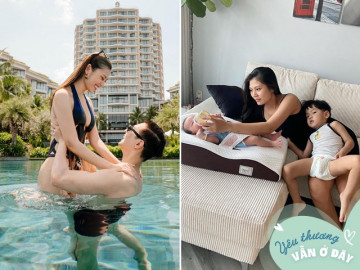 Võ Hạ Trâm chăm chỉ thai giáo cho con lai  Ấn Độ, bé còn trong bụng đã hiểu ý mẹ