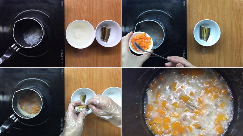 9 cách nấu cháo cà rốt cho bé 6 tháng ăn dặm đơn giản nhất - 15