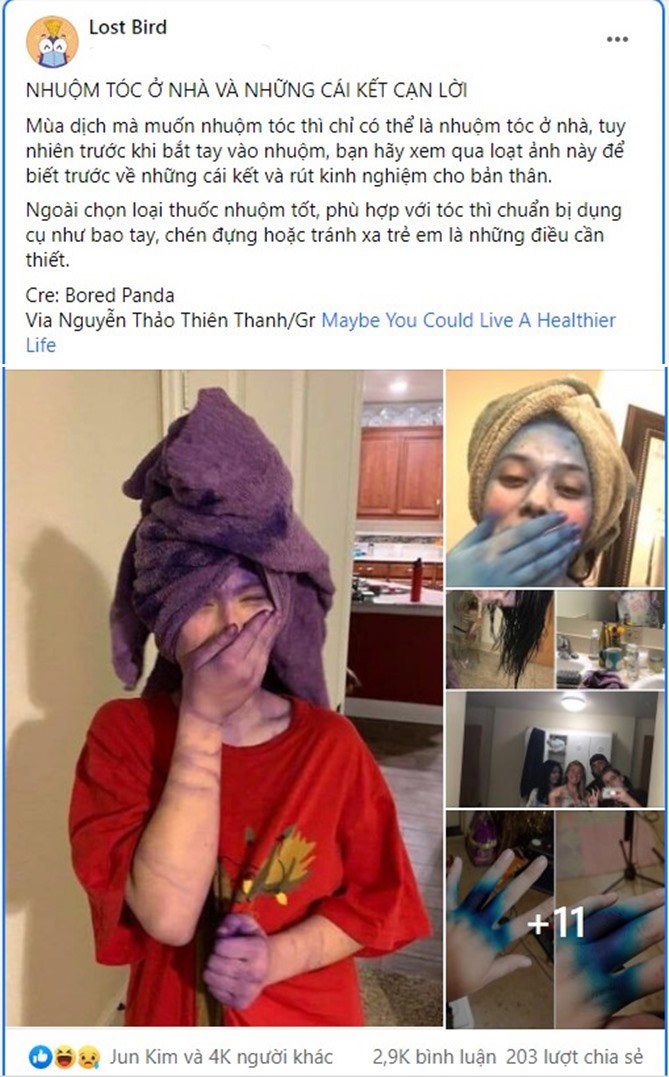Cười ra nước mắt với cái kết tự nhuộm tóc ở nhà của hội chị em ngày dịch - 1