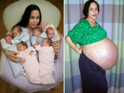 Làm mẹ - Sinh 14 con nhờ xin giống từ nhiều đàn ông, bà mẹ về dáng đẹp, 14 con chỉ ăn rau