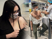 Thời trang - “Dở khóc dở cười” chuyện mặc gì đi tiêm vaccine: Người phanh cả cúc áo, người kéo lệch bờ vai