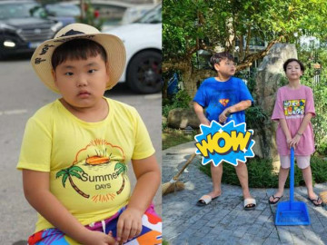 Đang ngủ, Bi Béo bị bố Xuân Bắc dựng dậy quét sân biệt phủ