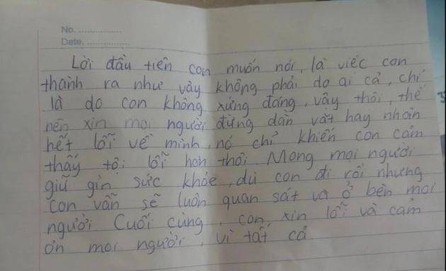 8th grade female student in Bac Ninh hangs herself: Suicide note reveals sad cause - 1