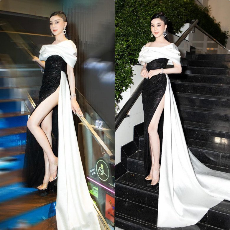 Artistic Catwalk Halfway, Lam Khanh Chi Shows Her Long Body, Still Smooth Without Editing - 7