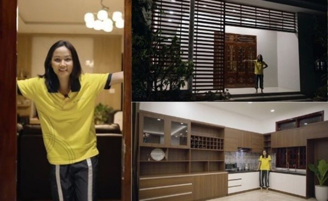Daughter of billionaire Vbiz: Ha Ho leaves the villa, Hoa Minzy builds a house for her parents - 12