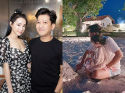 Giải trí - Nhã Phương mắng Trường Giang vì tâm sự với cái bụng lúc vợ bầu, 4 tháng con biết gọi ba