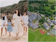 Làm mẹ - Hà Kiều Anh sang Anh xem trường cho con: Gần nơi Nữ hoàng Anh sống, học phí tiền tỷ