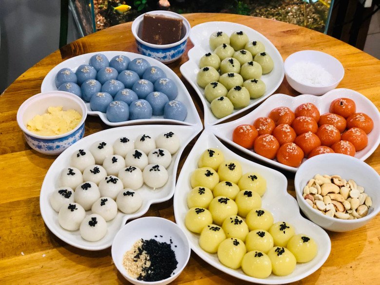 Original Korean New Year, sisters show off photos of vegetarian cakes of all colors, many designs flood social networks - 12