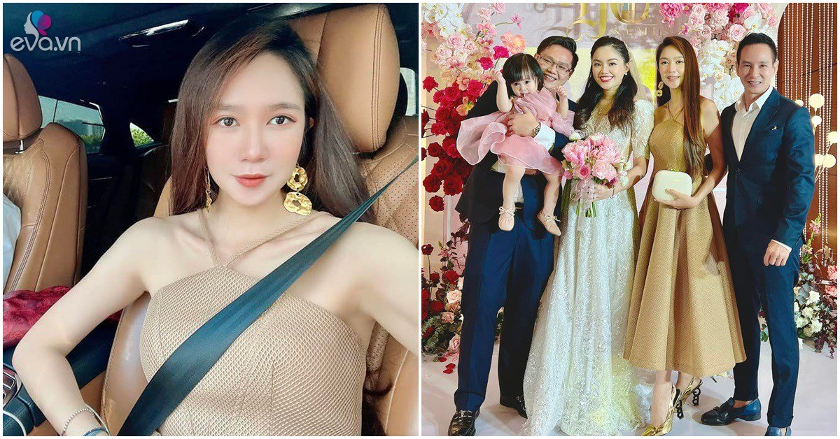 Attending a wedding as beautiful as the bride, not a few think Ly Hai’s wife is staying at home to take care of 4 children.