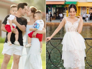 Bà bầu - Vợ đẹp chọn ngày "yêu" để có bầu đôi với Dương Khắc Linh, sinh xong nõn nà khó tin