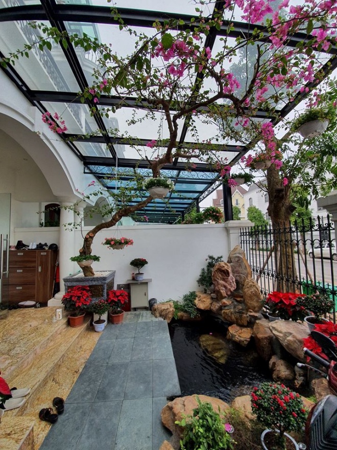 Vietnamese stars own precious garden villas: Meritorious Artist Quang Teo shows off where he suddenly comes - 6