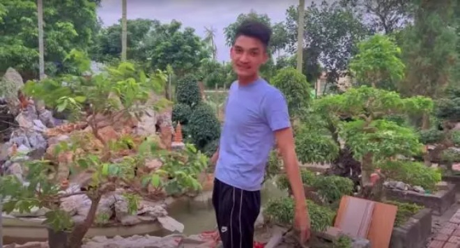 Vietnamese stars own a villa with precious gardens: Meritorious artist Quang Teo shows off where he suddenly comes - 10