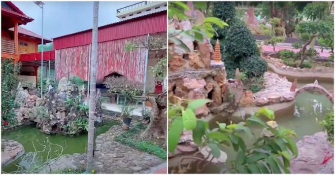 Vietnamese stars own a villa with precious gardens: Meritorious Artist Quang Teo shows off where he suddenly comes - 12