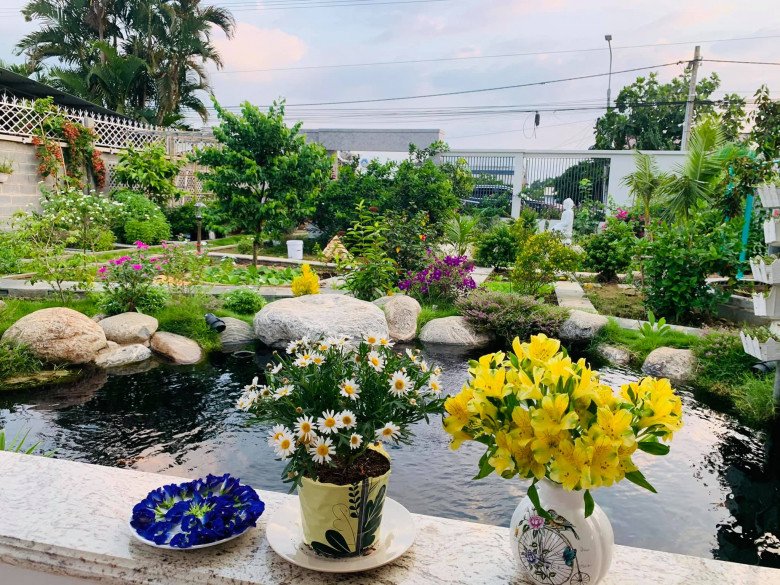 Dong Nai's mother gave her husband a 720m2 garden house, as beautiful as a tourist area - 7