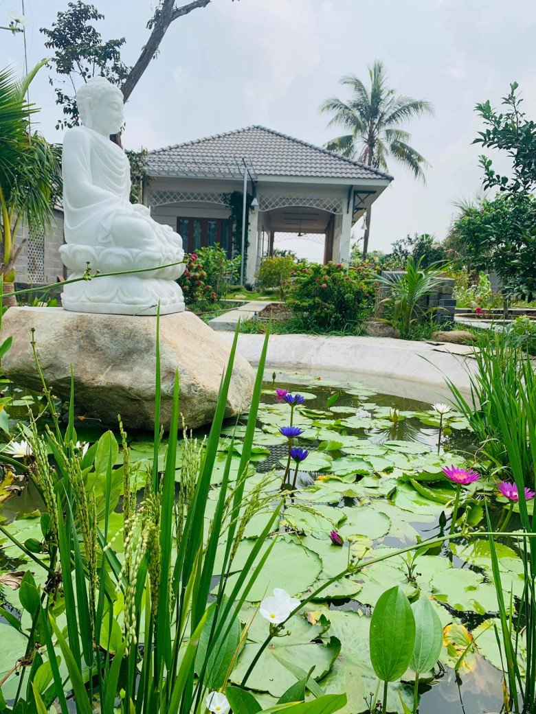 Mẹ đảm Đồng Nai được chồng tặng nhà vườn 720m2, đẹp như khu du lịch - 11