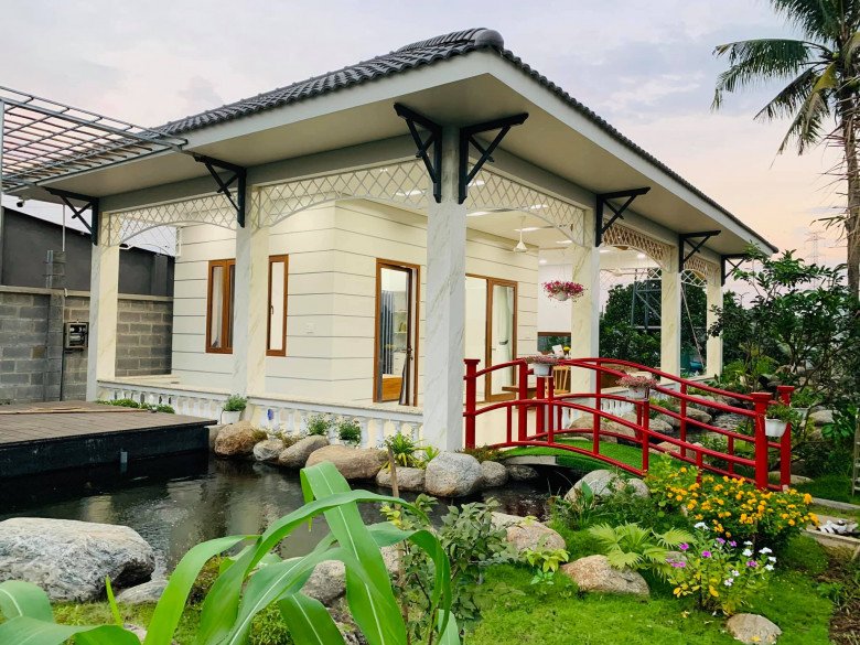 Dong Nai's mother gave her husband a 720m2 garden house, as beautiful as a tourist area - 8